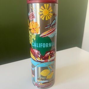 California Themed Stainless Steel Starbucks Travel Mug